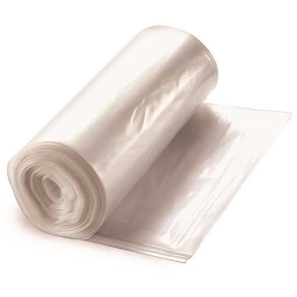 60 Gal. 1.5 mil 38 in. x 58 in. Natural Can Liner, 100PK